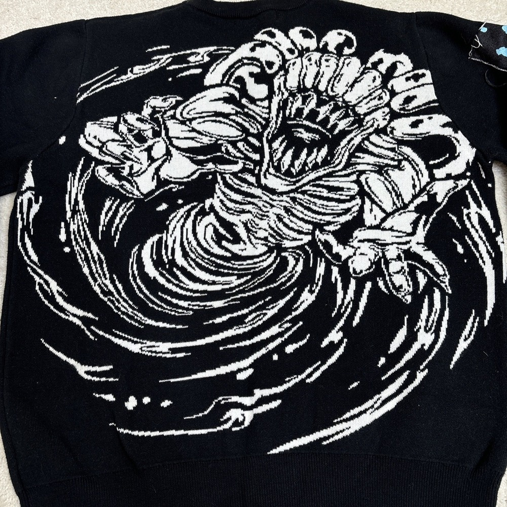 Shihiko Yuta Sweater Jujutsu Kaisen Men's Size Small Heavy Knit Heavy Knit - Picture 13 of 13